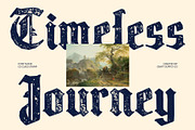 CS Claes Stamp, a Blackletter Font by Craft Supply Co. (Thumbnail 6 of 8)