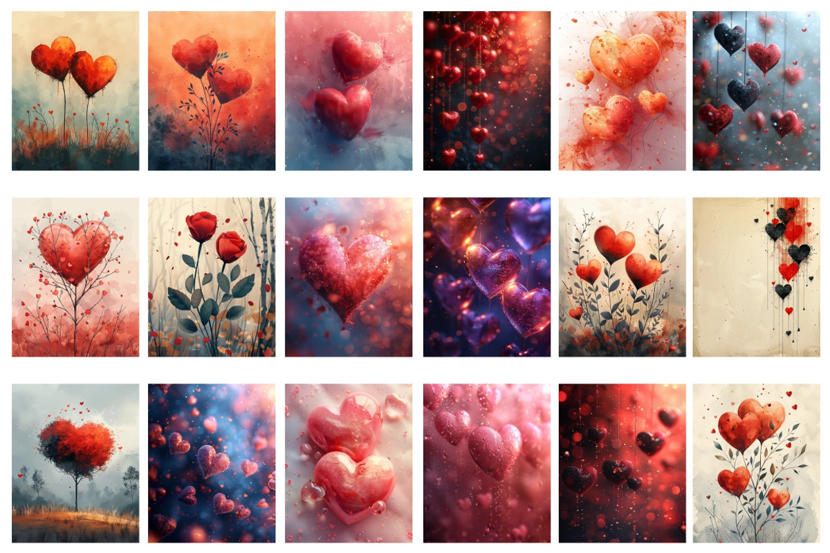 400 Valentine's Day Love backgrounds, a Background Graphic by Nocturnal Wolf (Photo 20 of 31)