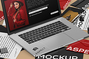 MacBook Pro 16 Sticker Mockups, a Mockup by Mockups Planet (Thumbnail 5 of 5)