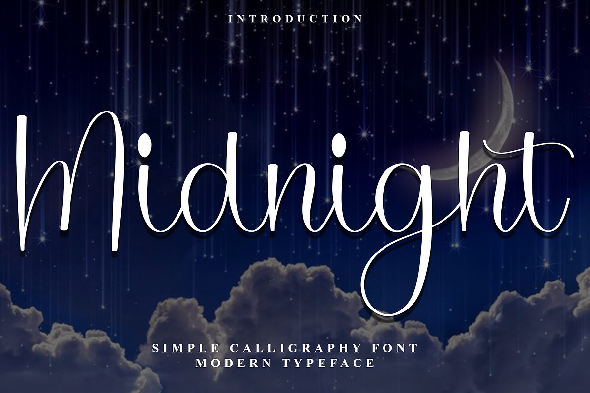 Midnight, a Handwritten Font by FreshTypeINK (Photo 1 of 8)