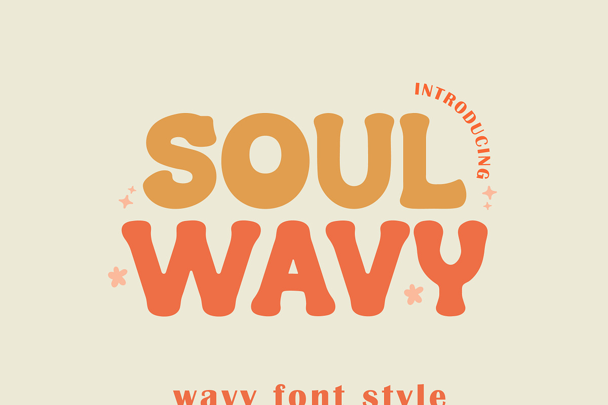 Wavy Stacked Bundle- Retro Font, a Serif Font by MaxArt Foundry (Photo 10 of 14)