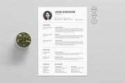 Resume Template / CV, a Resume Template by Creatune (Thumbnail 1 of 5)