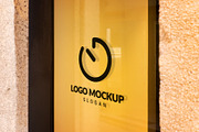 Window Logo Mockup Glass, an Advertising Mockup by RSplaneta (Thumbnail 1 of 2)