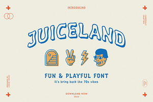 Juiceland | Playful Font