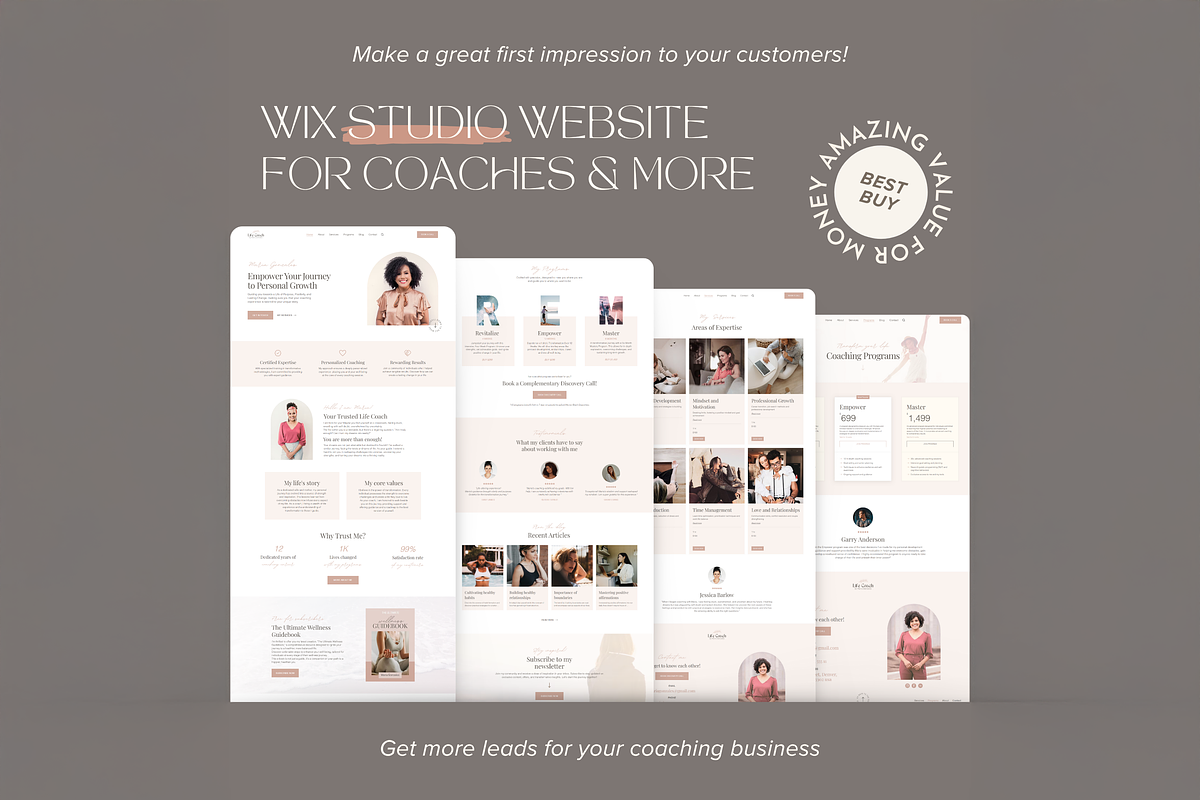 Coaching Wix Studio Template preview 6