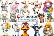 Patchwork Animals Sublimation Clipar, a Seasonal Illustration by Rose Art (Thumbnail 1 of 4)