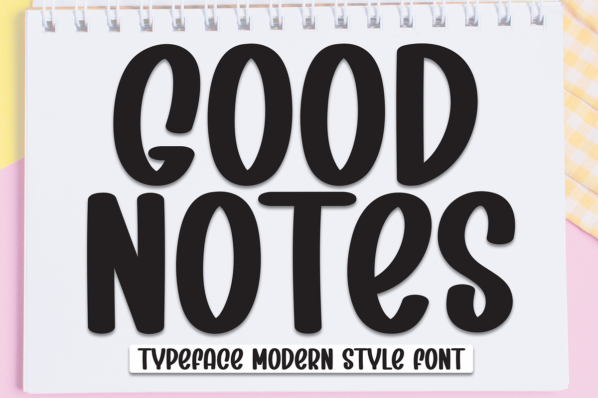 Good Notes | Script Font, a Script Font by Scratchones (Photo 1 of 8)