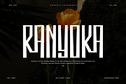 Ranyoka - Tall Condensed Font, a Sans Serif Font by QR Design Studio (Thumbnail 1 of 7)