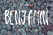 Benjamin Font, a Script Font by SophieSaxo (Thumbnail 1 of 8)