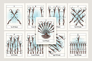 Tarot Card Templates - Minor Arcana, an Illustration by Polar Vectors (Thumbnail 3 of 15)