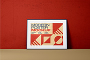Modern Poster Mockup Set, a Print Template by Deeplab (Thumbnail 23 of 25)