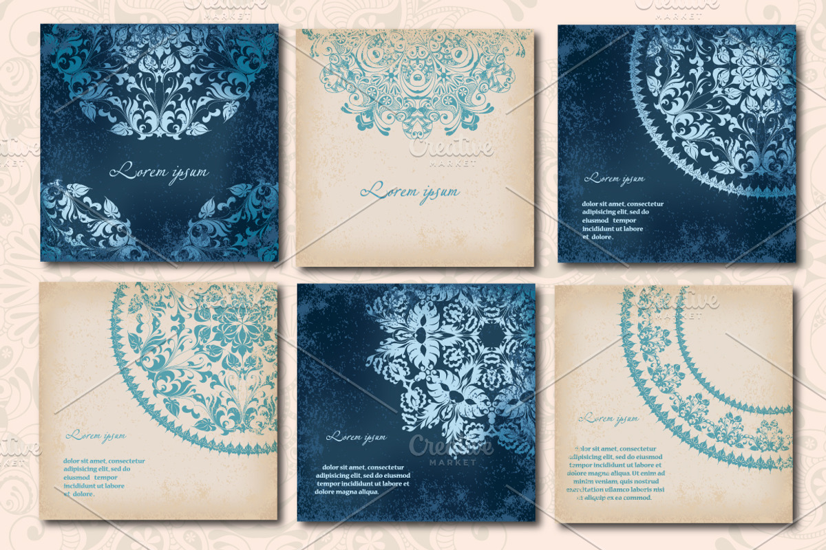 Rownd Lace Cards, a Decorative Illustration by Lidiebug (Photo 3 of 6)