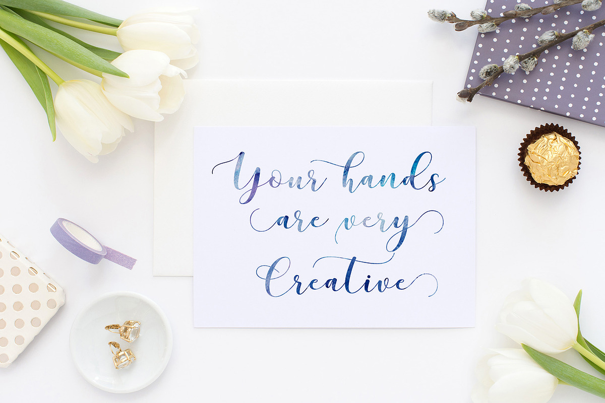 Mottona Script Font, a Script Font by Barland Design (Photo 9 of 9)