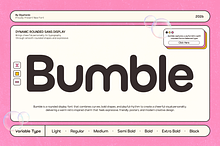 GC Bumble – Rounded Sans Display
