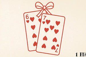 Valentine 67 Card PNG, an Illustration by DreamPrint404