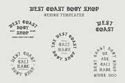 West Coast Design Bundle + Fonts, a Branding & Logo Template by Millieangelo (Thumbnail 2 of 10)