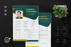 Graphic Designer Modern CV Resume