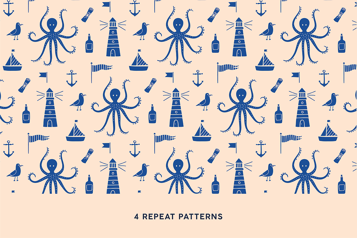 Nautical Vector Illustration pack, an Illustration by Soph Rowe (Photo 5 of 8)
