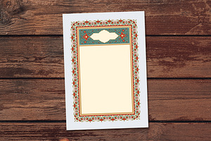Premium A4 Floral Frame