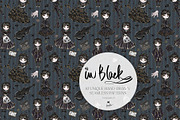 Gothic School Nerd Girl Patterns, a Pattern Graphic by KaramfilaS (Thumbnail 13 of 17)