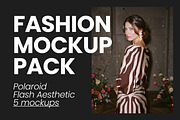 5 Fashion Mockups with Flash Effect, a Shirt Mockup by ARARA ✸ Creative Design (Thumbnail 1 of 5)