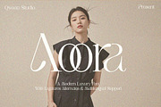 Aoora - Modern Luxury Serif, a Serif Font by Qweera Studio (Thumbnail 1 of 12)