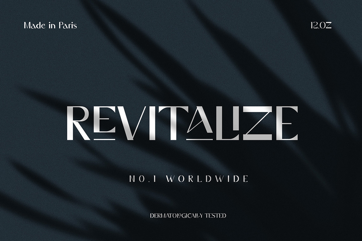 Reval - Modern Ligature Font, a Font by AndrewPixelType (Photo 7 of 13)