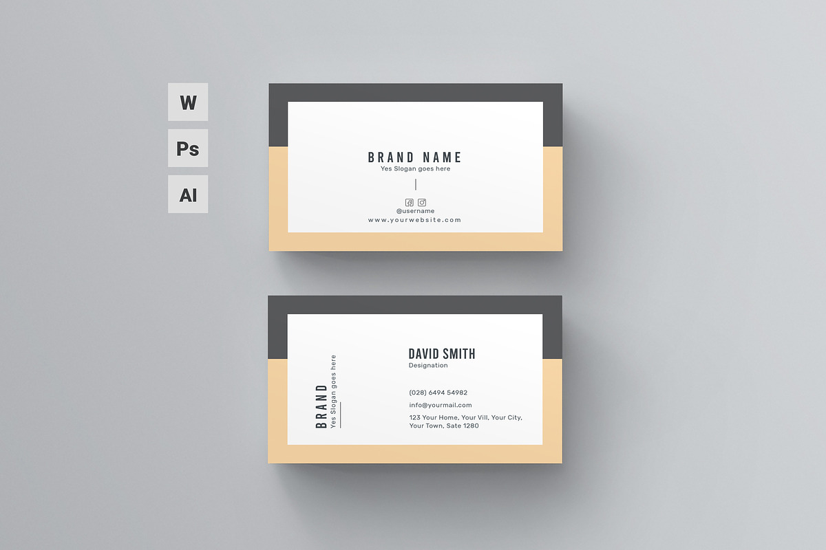 Business Card, a Business Card Template by TelaTemplates (Photo 1 of 8)