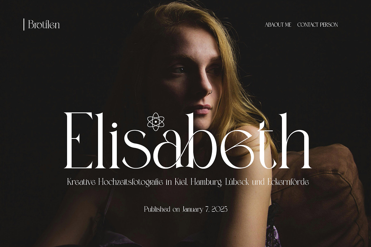 Brotilen Elegant Ligature Serif, a Serif Font by Alfinart (Photo 2 of 10)