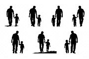 Father and Son holding hands, a Person Illustration by Gfx Expert Team (Thumbnail 3 of 3)