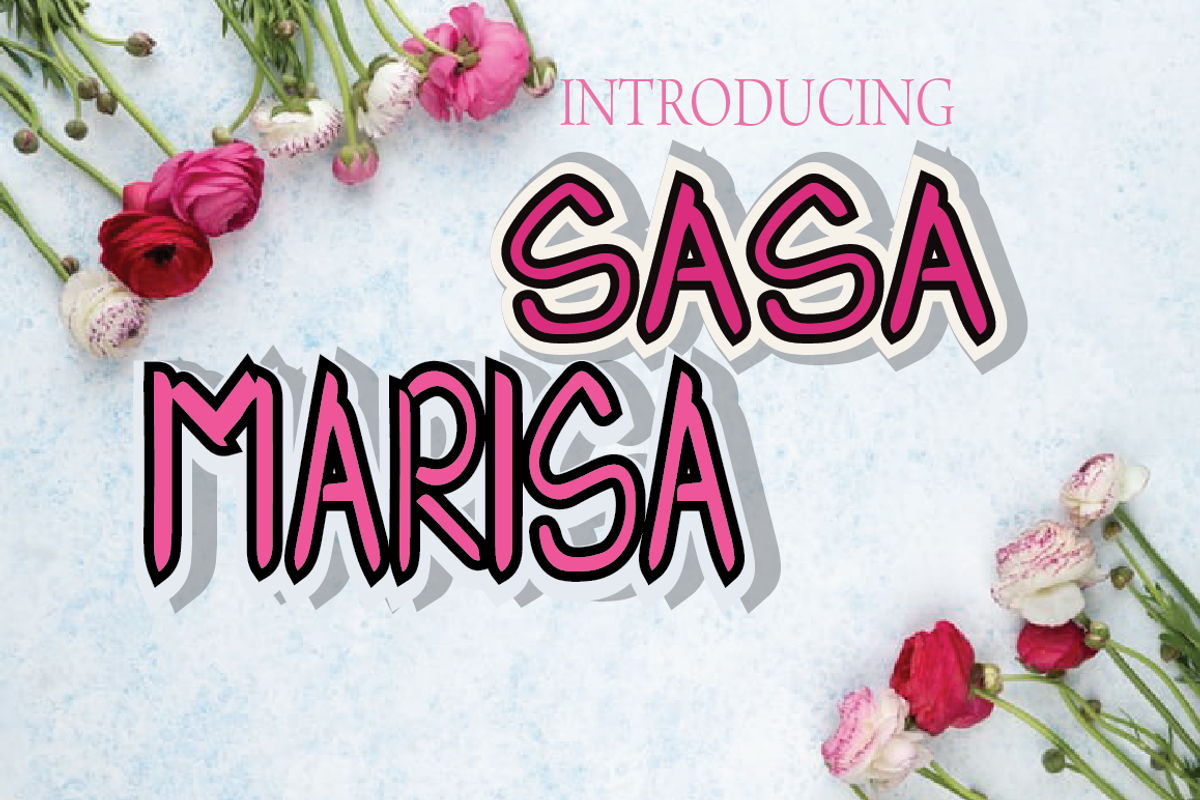 sasamarrisa, a Font by Wana Studio (Photo 5 of 7)