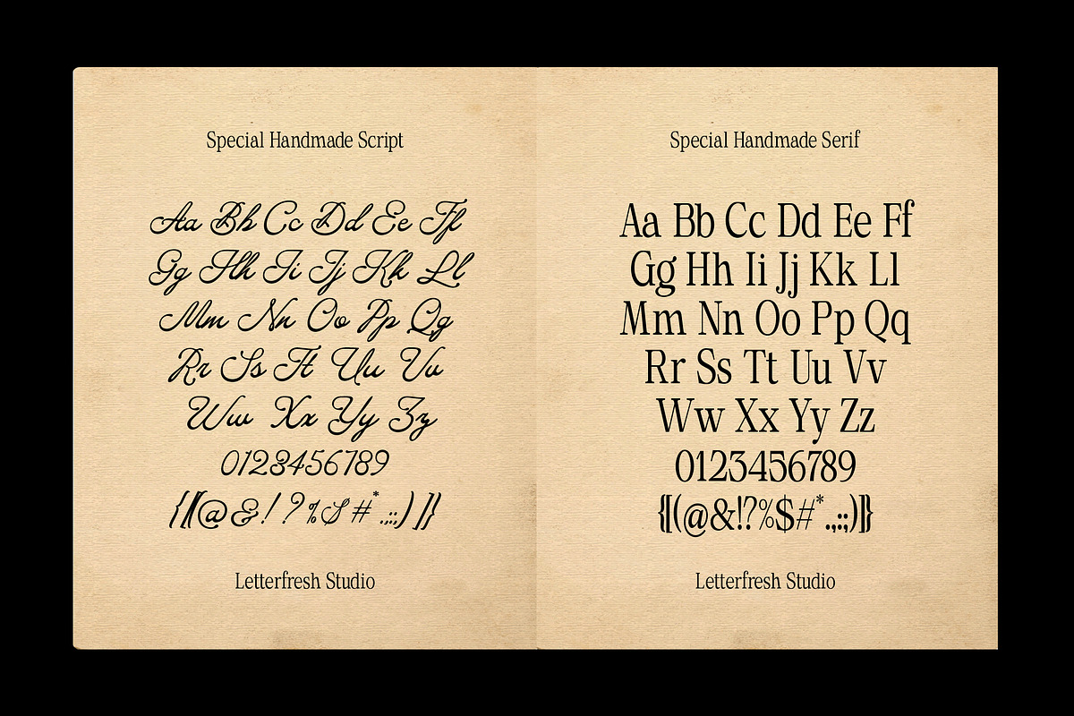 Special Handmade | Font Duo, a Script Font by Letter Fresh (Photo 10 of 13)