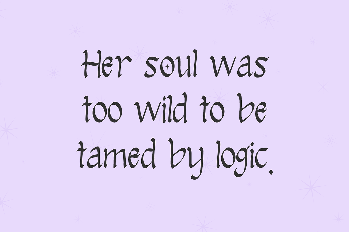Tarot Noir - A Display Font, a Handwritten Font by Beck McCormick (Photo 9 of 10)