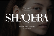 Shaqera Modern Ligature Serif, a Serif Font by Font Kingdom (Thumbnail 1 of 4)