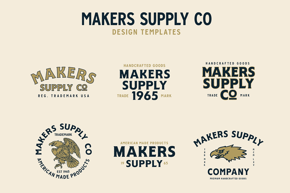 The ULTIMATE Vintage Logo Bundle, a Branding & Logo Template by Millieangelo (Photo 4 of 7)