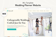 Elegant Wedding Planner Wix Template, a Wix Template by Templify Studio (Thumbnail 1 of 6)