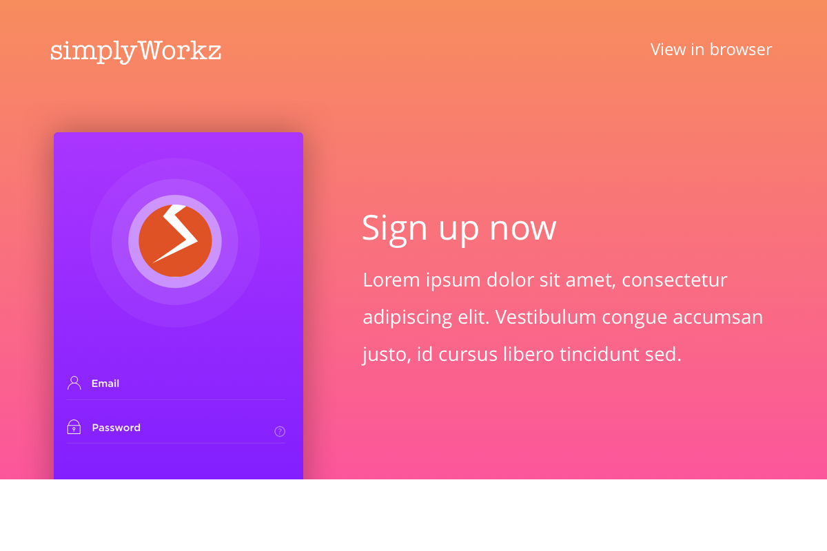 5 Email Templates Bundle Sketch, an Email Template by simplyWorkz (Photo 3 of 6)