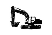 Excavator Construction Vector Bundle, an Illustration by Amazin_art (Thumbnail 15 of 51)
