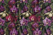 Floral Seamless Patterns + Cliparts, a Pattern Graphic by Olya Creative (Thumbnail 15 of 20)
