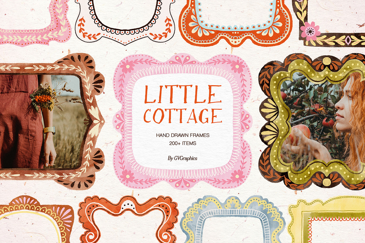 Little Cottage | Frames Clipart, an Object Graphic by GVGraphics (Photo 1 of 12)