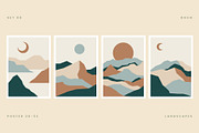Boho Minimalist Landscapes, a Decorative Illustration by Léo Alexandre (Thumbnail 9 of 13)