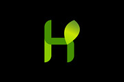 Letter H Leaf Logo, a Branding & Logo Template by Salman Shop (Thumbnail 1 of 2)