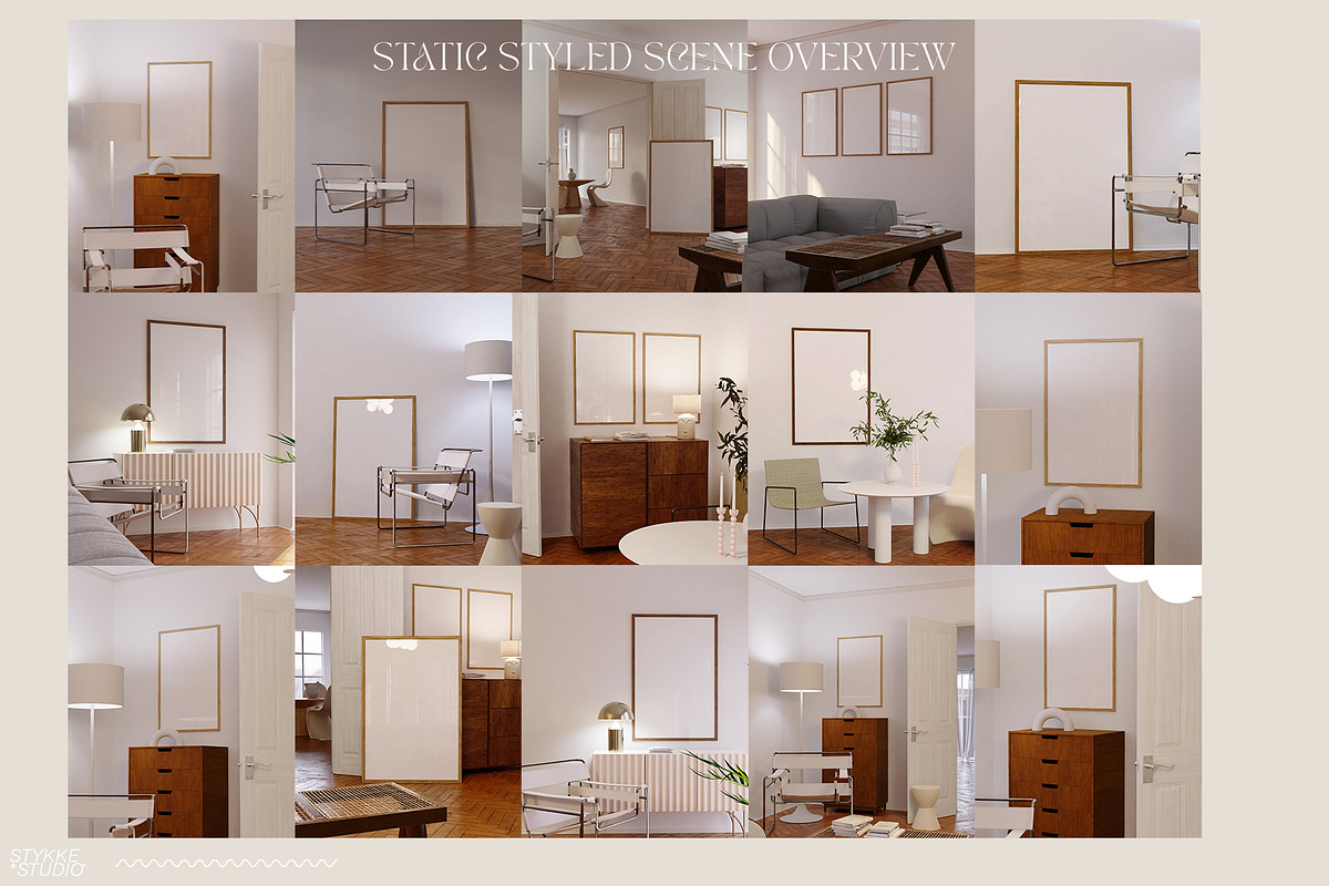 EMMAS ROOM Interior & Frame Mockup, a Household Mockup by Stykke Studio (Photo 18 of 19)