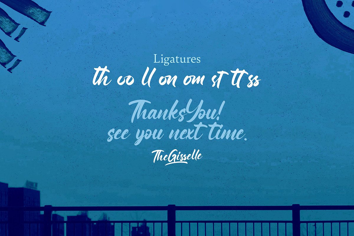 Gisselle - Bold Script Font, a Script Font by StringLabs (Photo 11 of 11)