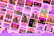 Halloween Instagram Templates, a Social Media Template by SunshineStudioBoutique (Thumbnail 5 of 8)