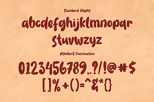 New Rosta Natural Handwritten Font