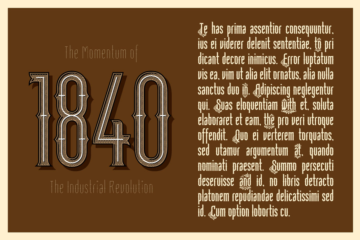Skiltmaler Typeface, a Serif Font by Juru Rancang Studio (Photo 5 of 5)