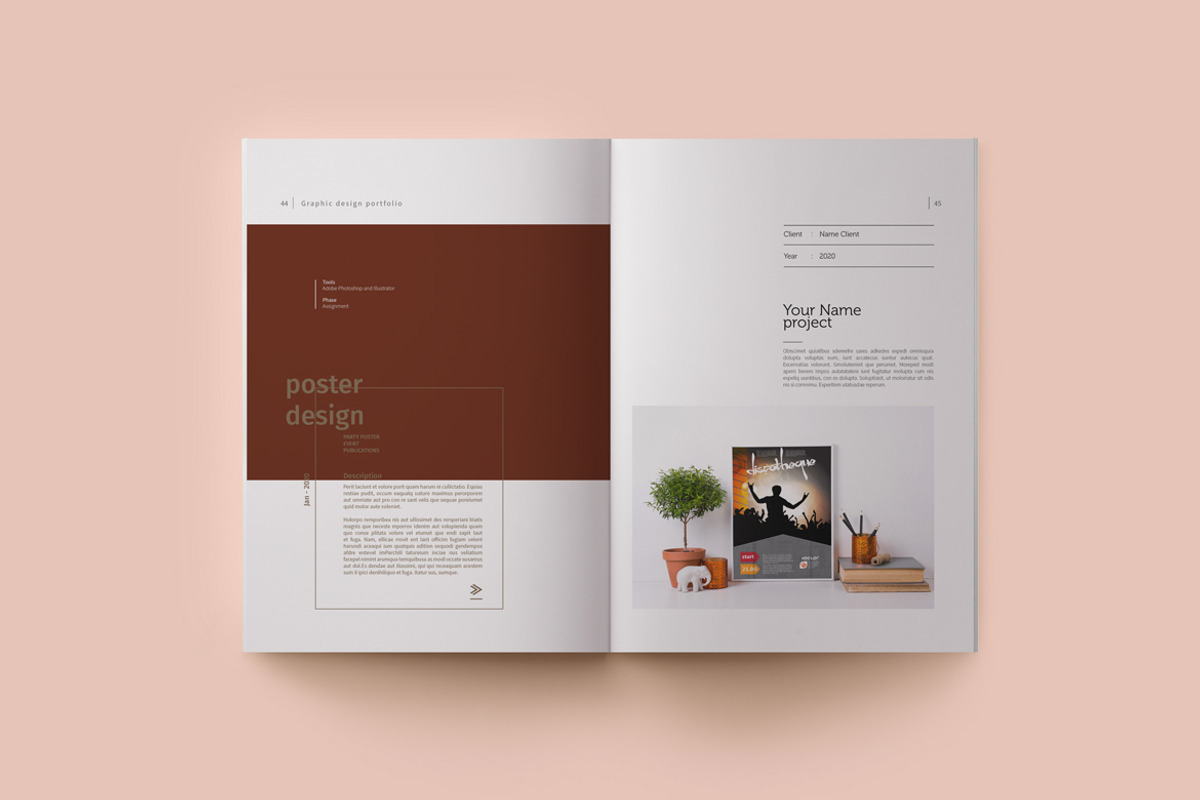 Graphic Design Portfolio, a Brochure Template by adekfotografia (Photo 9 of 16)