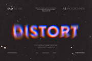 Psychedelic Warp Dissolve Text Effec, a Layer Style Add-On by Milka (Thumbnail 1 of 6)