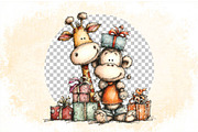 Whimsical Animals Best Friend Clipar, an Animal Illustration by SVGArt (Thumbnail 6 of 9)